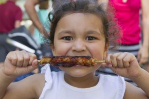 Zalie Guyes, 3, at the 2016 National Multicultural Festival.