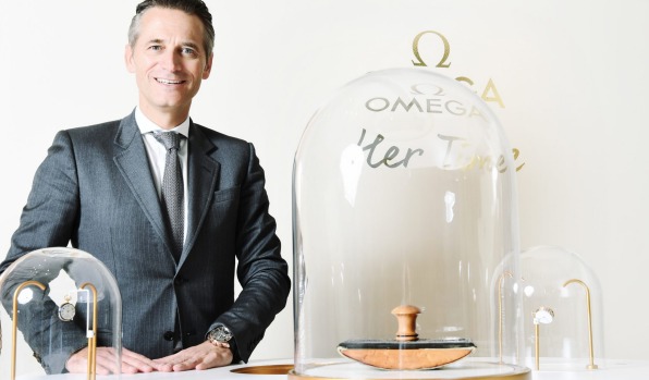 Omega CEO Raynald Aeschlimann says smart watches are not the way to go for the world's number two watchmaker. Pictured ...