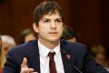 Ashton Kutcher teared up as he testified about human trafficking at the Senate Foreign Relations on Wednesday in ...