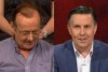 Audience member Kevin Brennan and Labor's Mark Butler.