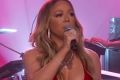 Mariah Carey performs on Jimmy Kimmel.