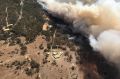 Image of the fire from a NSWRFS aircraft.