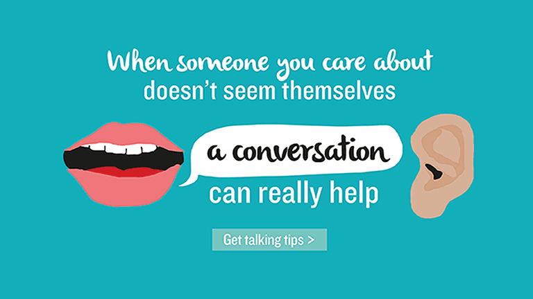 A conversation can really help