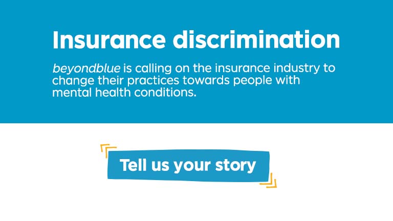 Insurance discrimination - share your story