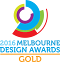 2016 melbourne design award logo
