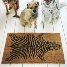 Zebra Doormat - Door Mats