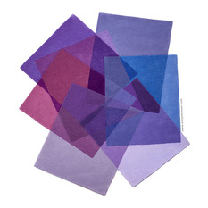 After Matisse Purple - Contemporary Modern Area Rugs by Sonya Winner - Floor Rugs