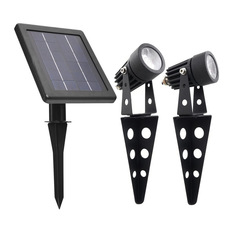 Mini 50X Twin Solar Spotlight Set - Spotlights and Downlights
