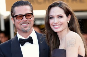 Brad Pitt and Angelina Jolie.