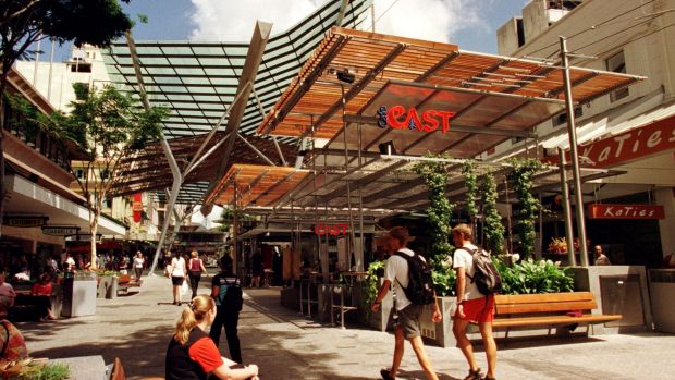 Queen Street Mall, circa 2000.