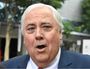 Clive Palmer arrives at the Federal Court in Brisbane, Wednesday, Feb. 15, 2017. Liquidators are resuming their examination of the former federal MP over the collapse of Queensland Nickel.