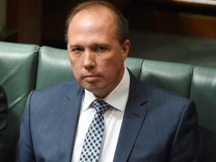 Immigration Minister Peter Dutton in Question Time.