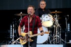 MELBOURNE, AUSTRALIA - FEBRUARY 02: Bruce Springsteen is seen performing onstage with the E Street Band at AAMI Park ...