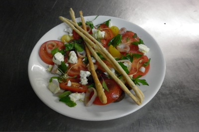 Ian Curley's Caprese salad 