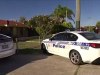 Police at the scene of an assault in Cooloongup. 