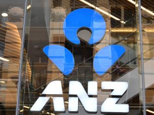 The ANZ Bank logo is seen at one of its branches in Sydney, Tuesday, Jan. 3, 2017.