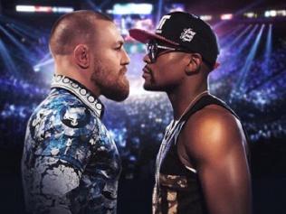 Mayweather vs McGregor. Picture: Supplied