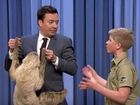 Robert Irwin introduces Jimmy Fallon to wild guests