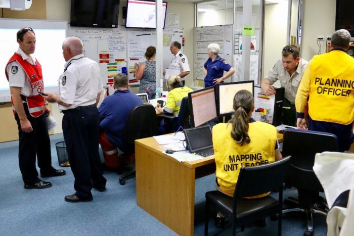 NSW RFS staff during Carwoola fire