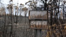 Burnt out numbers on a letterbox