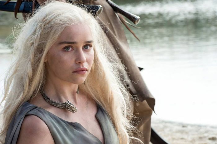 Actor Emilia Clarke plays Daenerys Targaryen in Game of Thrones.