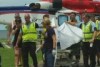 Shark attack victim, Glenn Dickson, was flown to Cairns Hospital for treatment.