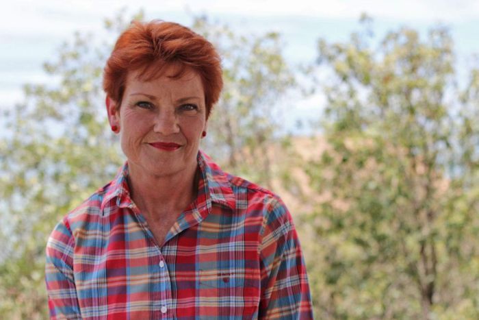 One Nation leader Pauline Hanson.