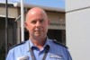 Inspector Ricky Chadwick from Karratha District office stands out the front of the police station on a sunny day 