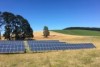 Solar panels on a Thorpdale potato farm.