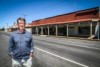 Malcolm Uhe, president of the community enterprise group at the site of the proposed new supermarket.