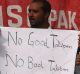 People protest in Peshawar against the attack on the Lal Shahbaz Qalandar.