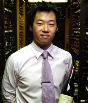 dob050323.002.003.jpg base64 image jpeg . Pic by Dominic O'Brien. Epicure. Story by Ben Canaider. Lak Quach, Sommelier ...