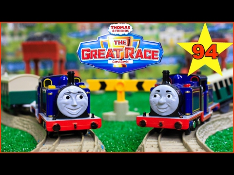 THOMAS AND FRIENDS TOYS - THE GREAT RACE #94 TRACKMASTER THOMAS THE TRAIN | TOY TRAINS FOR CHILDREN