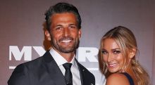 Former Bachelor Tim Robards and Anna Heinrich at Myer's autumn launch in Melbourne on Thursday.