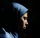 
Religion. Photo shows a woman in a veil possibly Muslim in a Sydney Street. 28 April 2005. AFR Photo by Andrew Quilty. ...