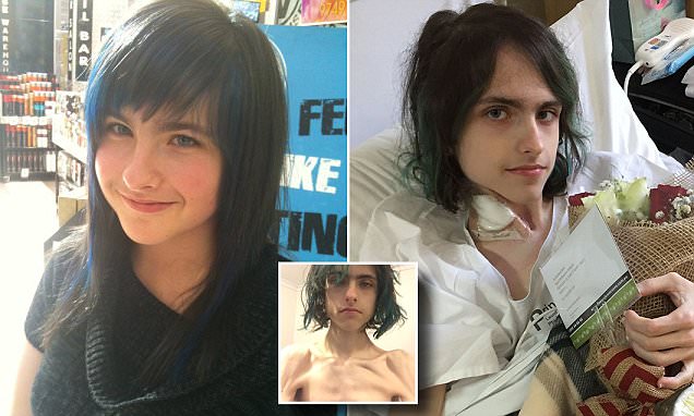 Teen almost 'sent home to die' after rare gastric disease