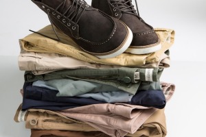 Chinos: the pants of choice for men in their mid-30s.