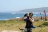 Competitor admiring the view on the trail