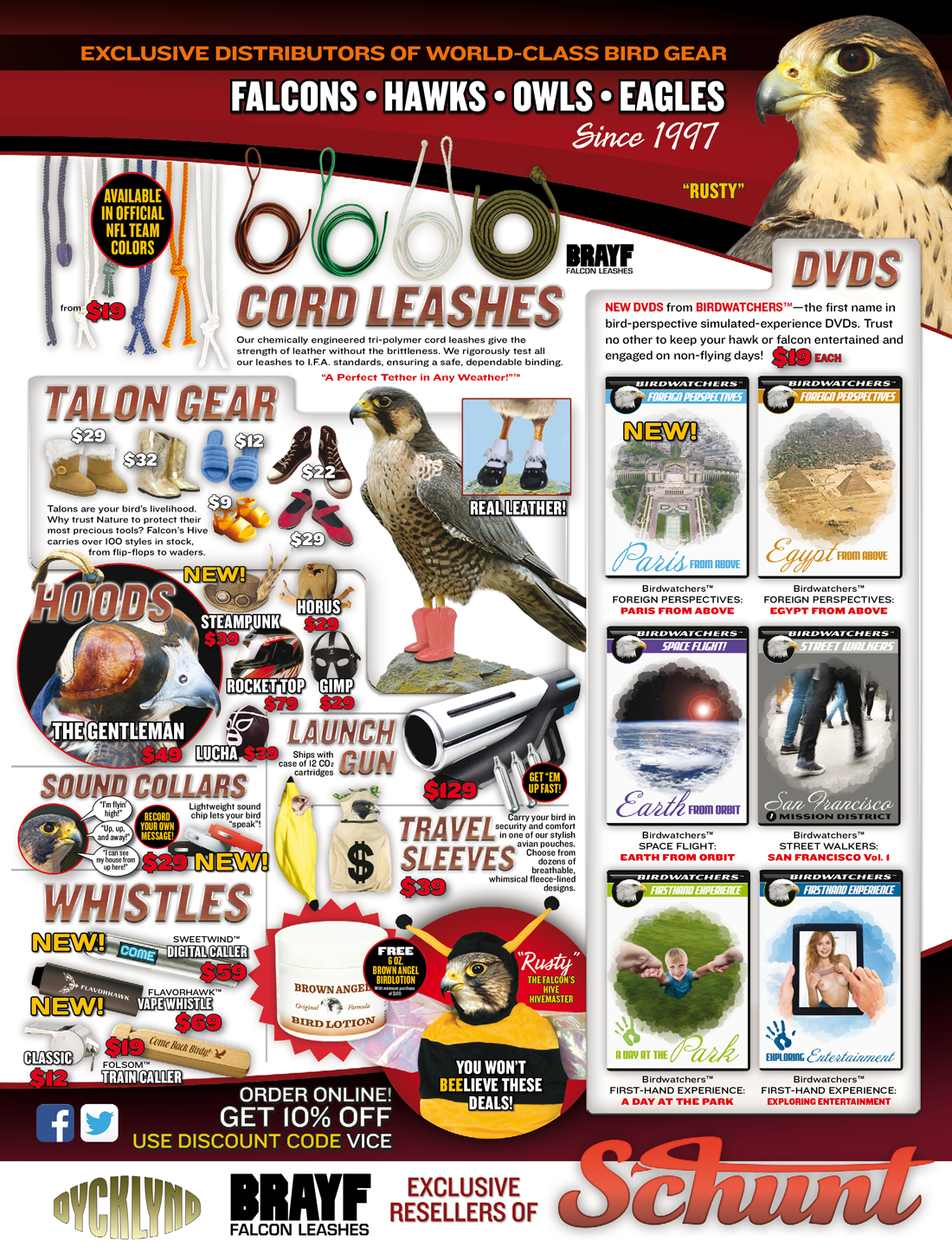 liartownusa:
“Falcon’s Hive ad
”
Everything about this sporting-goods circular is done with the kind of attention to detail and niche-market branding conventions limited to only the very finest minds working in the full-color glossy circular...