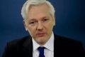 Julian Assange speaks to <i>The Project</i> via video link on Tuesday night.