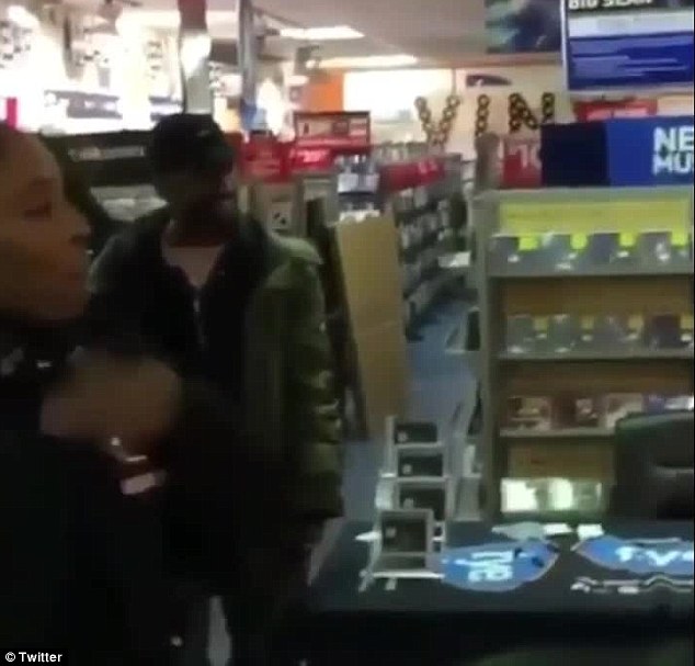 He's okay: In the video, you can spot Sean standing at the front of the store with a confused look on his face. The rapper doesn't appear to be hurt, however