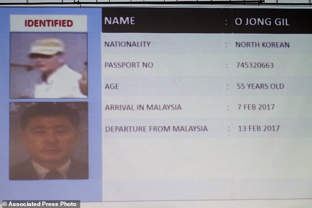 O Jong Gil was only in Malaysia for a week before escaping on the day of the murder