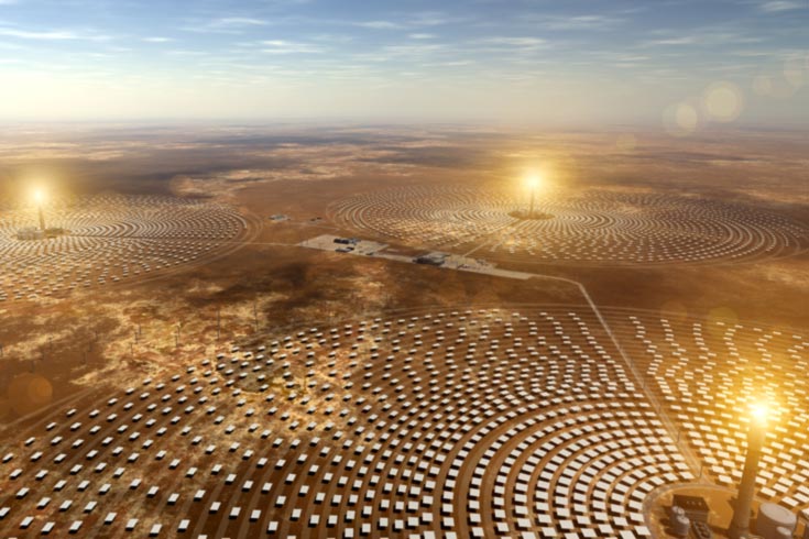 Gemasolar solar farm in Spain