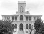 HISTORIC HOME: The front entrance to the home, referred to as a castle, was built in 1889/1890 at Blackstone.