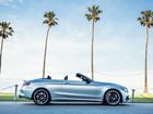 Mercedes-AMG C 63 S Cabriolet’s 375kW/700Nm bi-turbo V8 helps wind-in-the-hair drivers hit 100kmh in 4.1 seconds.