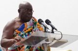 Ghana's chief justice swore in the nation's newly elected President Nana Akufo-Addo amid a sea of people dressed in the ...