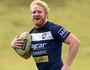 Canterbury-Bankstown Bulldogs NRL player James Graham takes part in a training session in Sydney on Wednesday, Sept. 7, 2016. The Bulldogs will play the Penrith Panthers in an an Elimination Final at Allianz Stadium on Sunday, September 11th. (AAP Image/Paul Miller) NO ARCHIVING