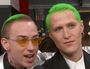 Mike Posner (right) and ‘Blackbear’ get weird on the red carpet.