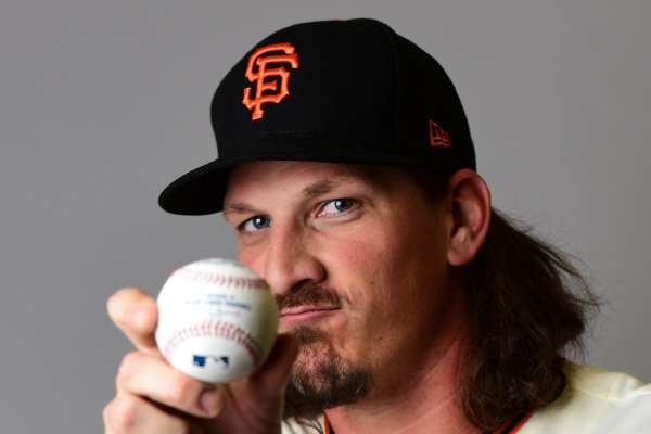 SCOTTSDALE, AZ - FEBRUARY 20:  Jeff Samardzija #29 of the San Francisco Giants poses for a portait during a MLB photo day at Scottsdale Stadium on February 20, 2017 in Scottsdale, Arizona.  (Photo by Jennifer Stewart/Getty Images)