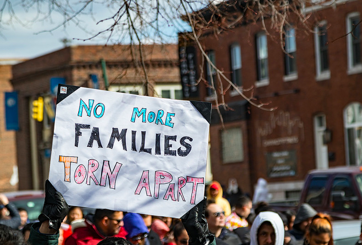 "Day Without Immigrants" protest in Baltimore | Photo by Epi Ren